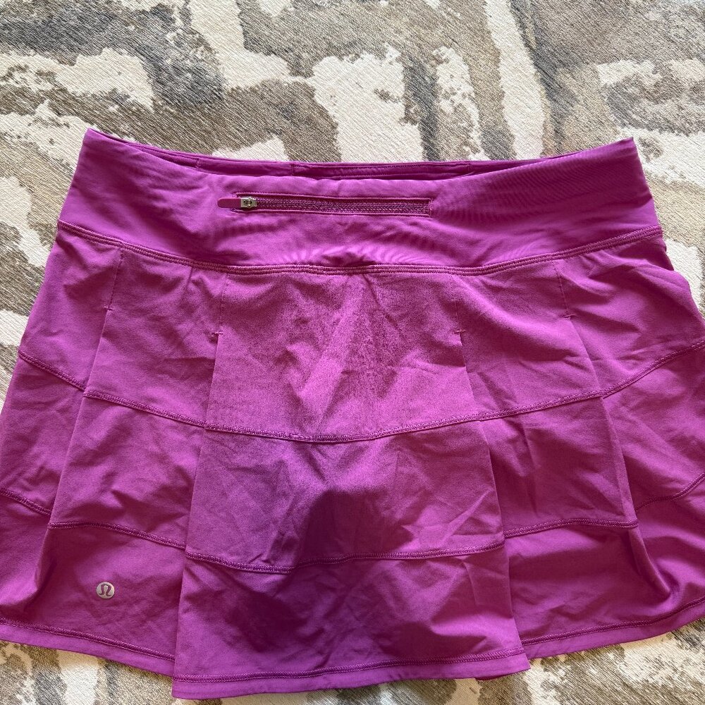 lululemon Pace Rival purple skirt